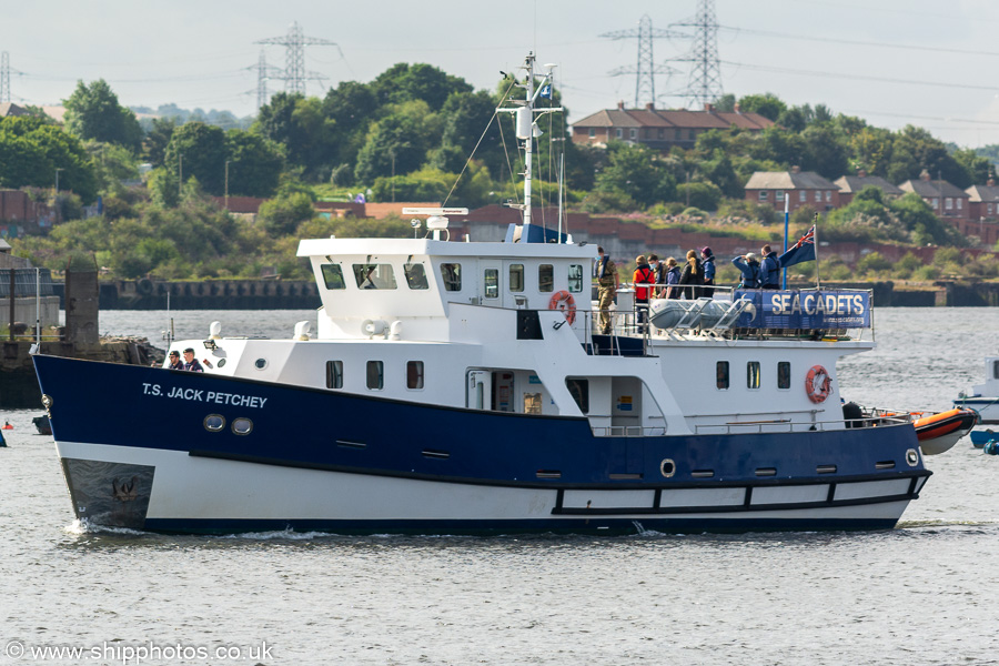 ts Jack Petchey pictured passing North Shields on 14th August 2021