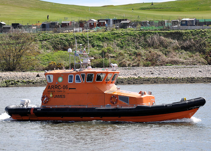Photograph of the vessel  James pictured at Aberdeen on 13th May 2013