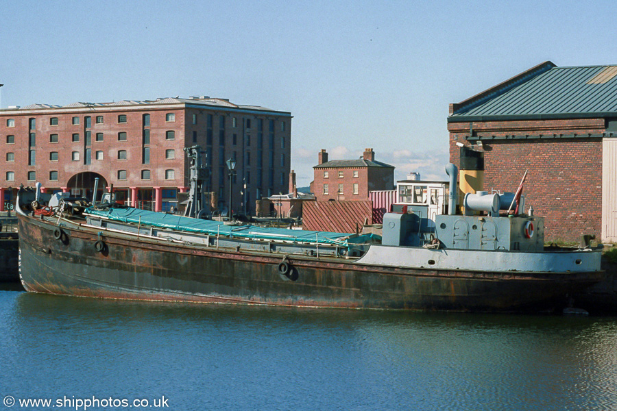  James Jackson Grundy pictured in Canning Dock, Liverpool on 30th August 2003
