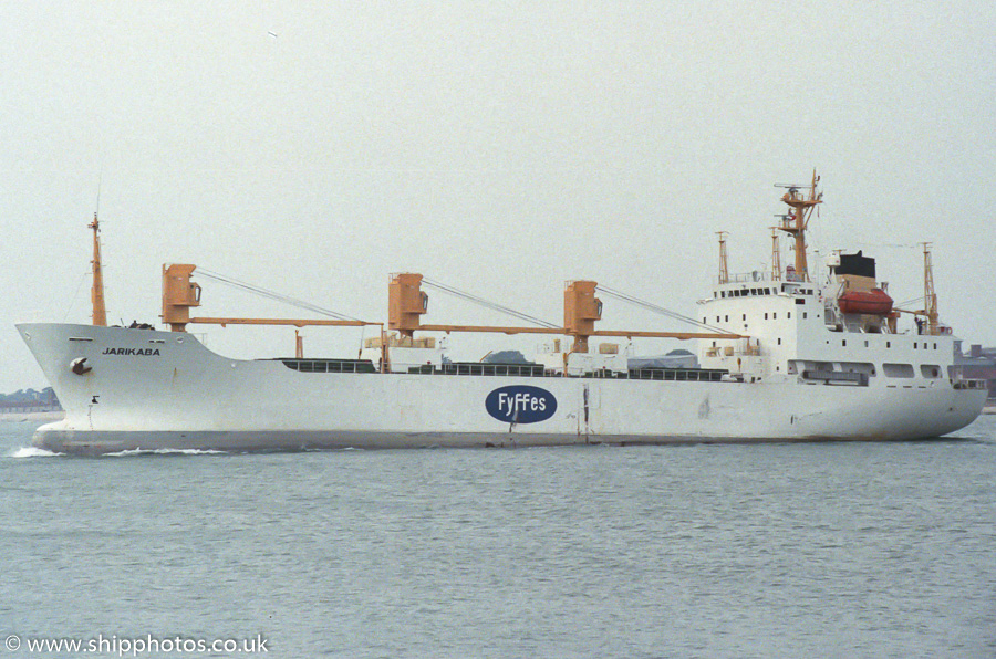  Jarikaba pictured departing Portsmouth Harbour on 5th July 1989