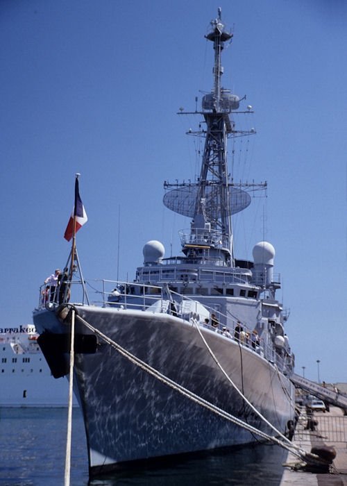 Photograph of the vessel FS Jean de Vienne pictured at Sète on 7th July 1990