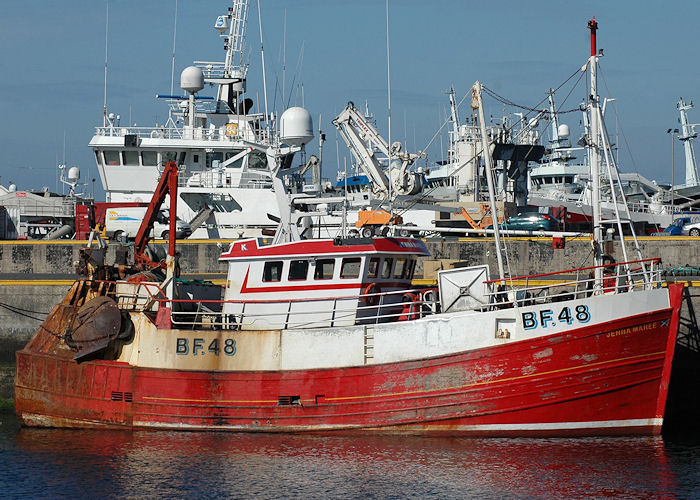 Photograph of the vessel fv Jenna Maree pictured at Fraserburgh on 28th April 2011