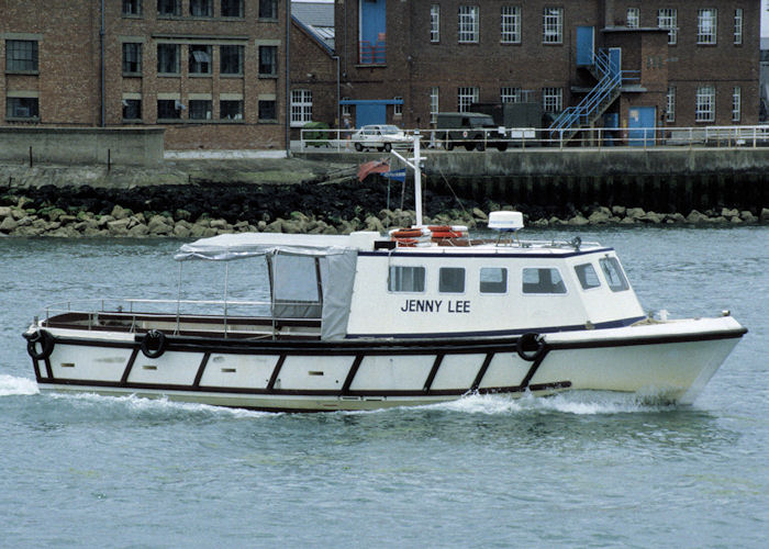 Photograph of the vessel  Jenny Lee pictured in Portsmouth Harbour on 13th July 1997