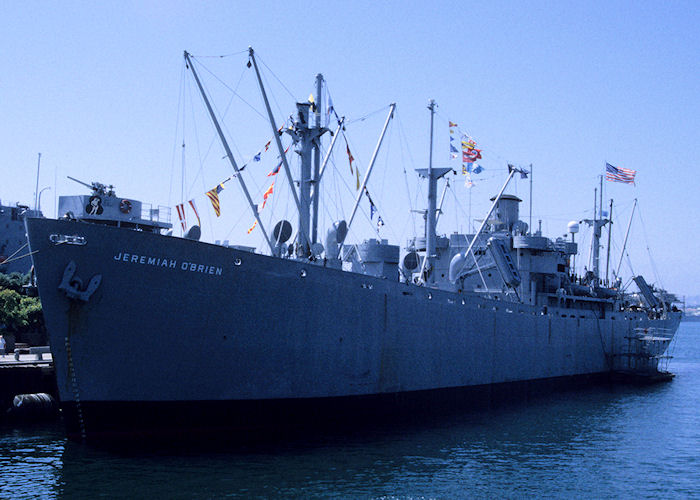 Photograph of the vessel  Jeremiah O'Brien pictured at San Diego on 16th September 1994