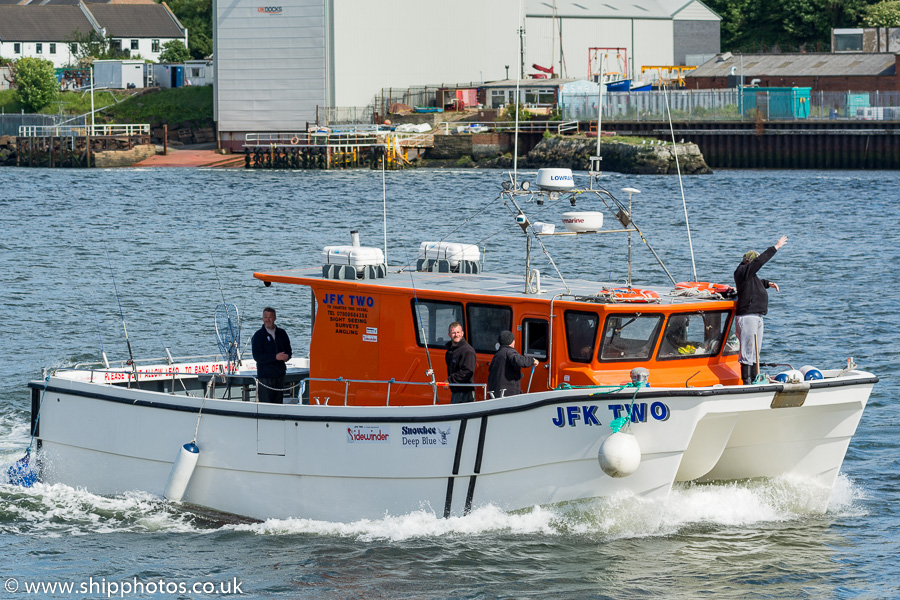  JFK Two pictured passing North Shields on 20th June 2019