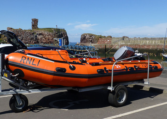 Photograph of the vessel RNLB Jimmy Miff pictured at Dunbar on 17th May 2013