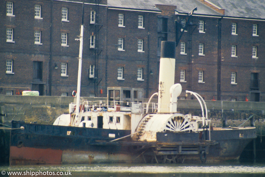 Photograph of the vessel  John H. Amos pictured at Chatham on 17th June 1989