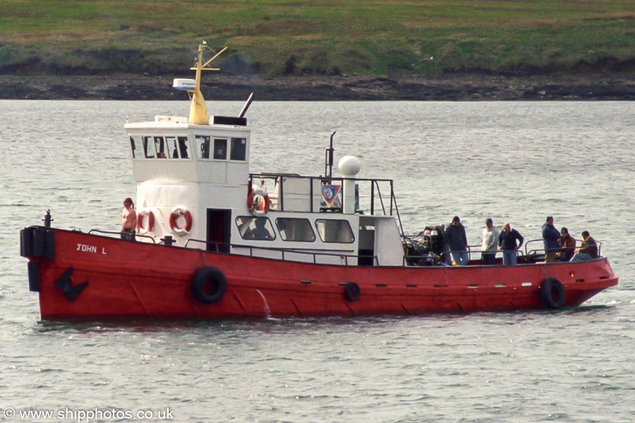 Photograph of the vessel  John L pictured at Houton on 9th May 2003
