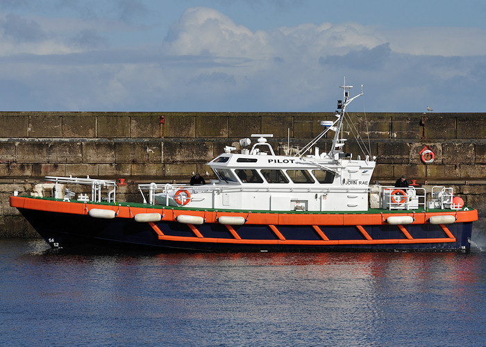 Photograph of the vessel pv John Rae pictured departing Buckie on 15th April 2012