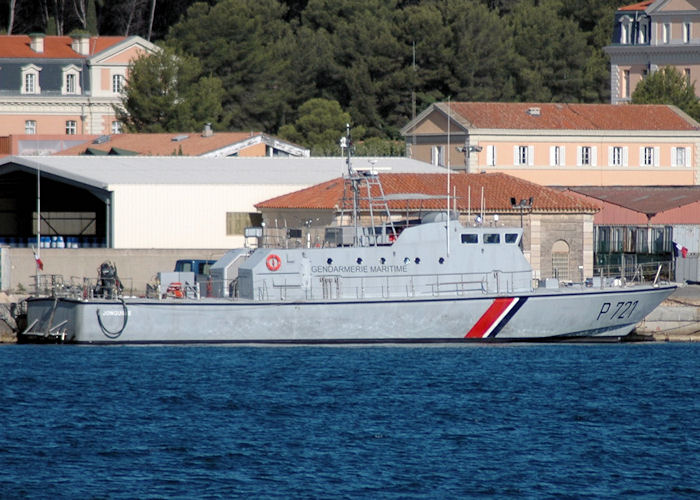 Photograph of the vessel FS Jonquille pictured at Toulon on 9th August 2008