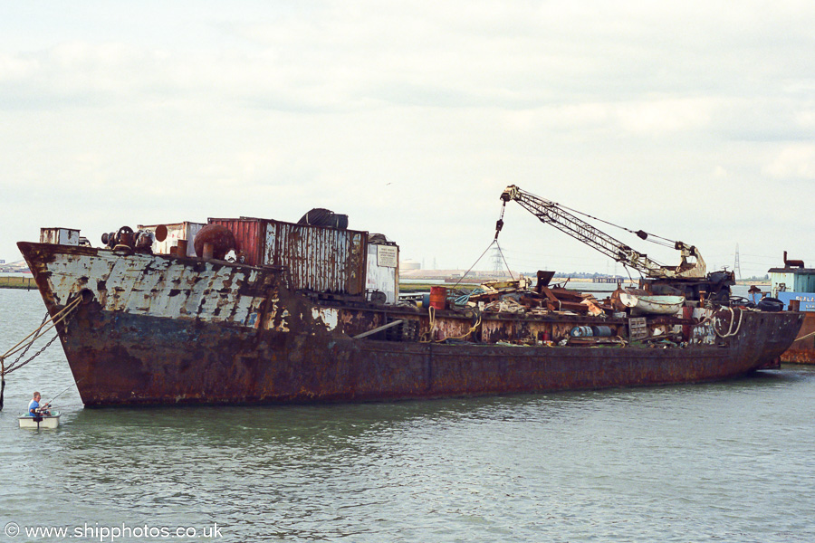 Photograph of the vessel  Jostrica pictured laid up at Queenborough on 1st September 2001