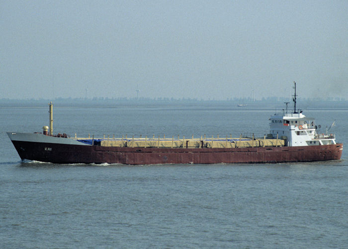 Photograph of the vessel  Kai pictured on the River Elbe on 5th June 1997