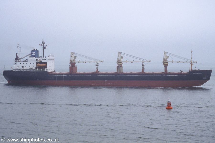 Photograph of the vessel  Kapitan Kudlay pictured on the Westerschelde passing Vlissingen on 18th June 2002