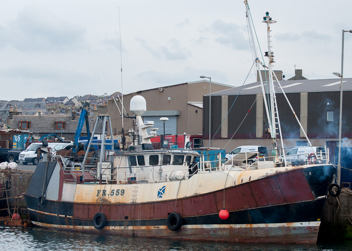 Photograph of the vessel fv Karen Ann II pictured at Macduff on 5th May 2014