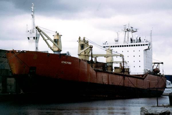 Photograph of the vessel  Kemerovo pictured laid up in Liverpool on 19th July 1999