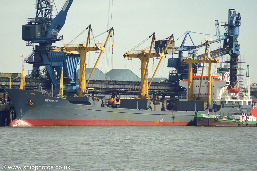 Photograph of the vessel  Kenmare pictured at Thames Refinery, Silvertown on 22nd April 2002