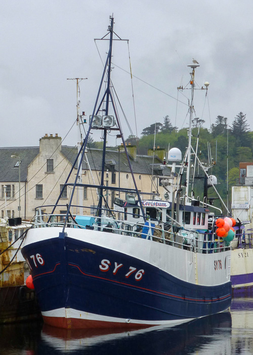 Photograph of the vessel fv Keristum pictured at Stornoway on 7th May 2014