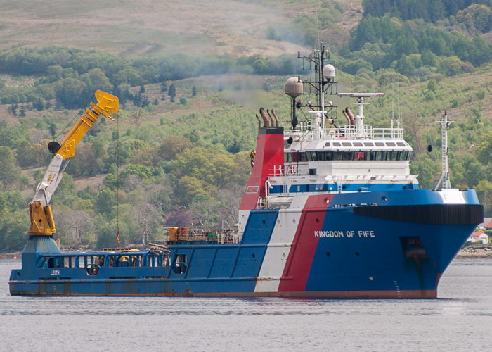 Photograph of the vessel  Kingdom of Fife pictured at Inveraray on 11th May 2014