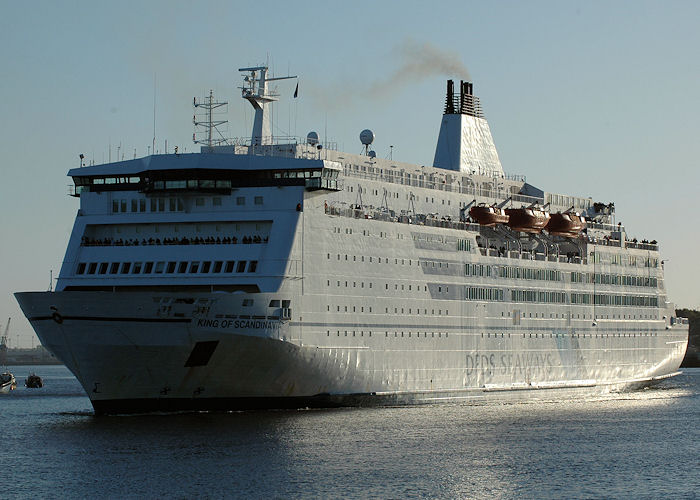 Photograph of the vessel  King of Scandinavia pictured departing North Shields on 26th September 2009