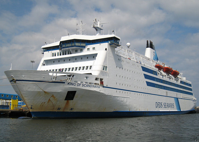 Photograph of the vessel  King of Scandinavia pictured at North Shields on 8th August 2010