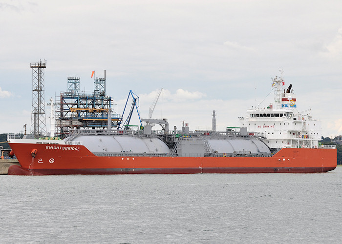 Photograph of the vessel  Knightsbridge pictured at Fawley on 20th July 2012