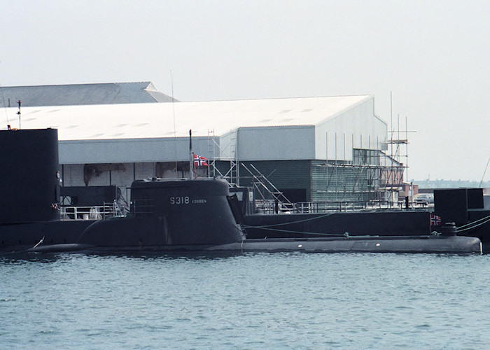 Photograph of the vessel KNM Kobben pictured at Gosport on 14th May 1988