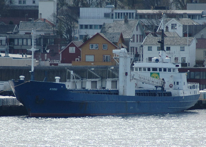 Photograph of the vessel  Korni pictured in Haugesund on 4th May 2008