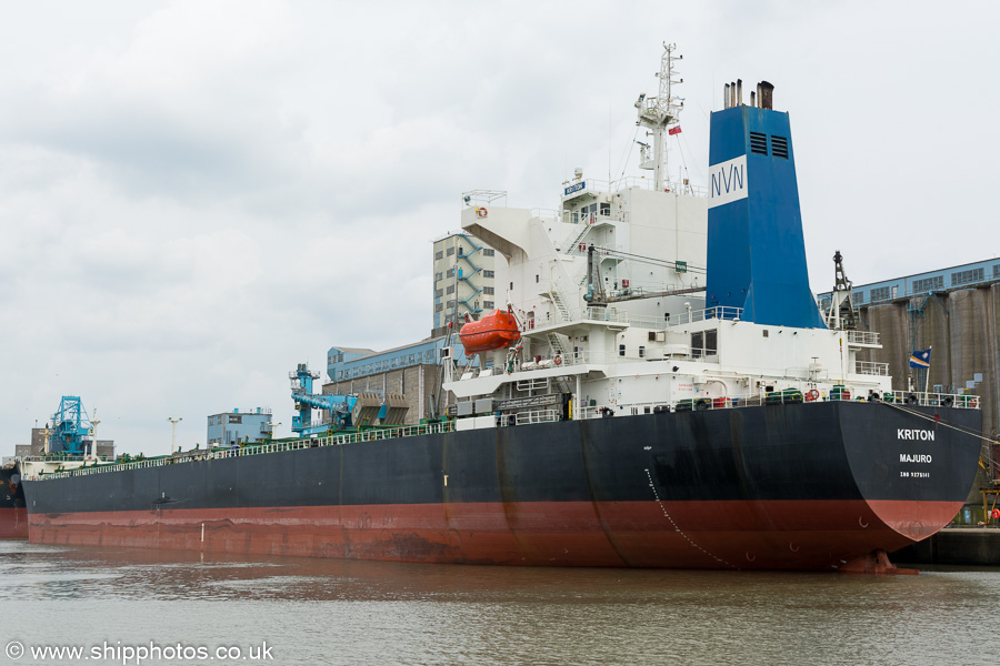  Kriton pictured in Royal Seaforth Dock, Liverpool on 3rd August 2019