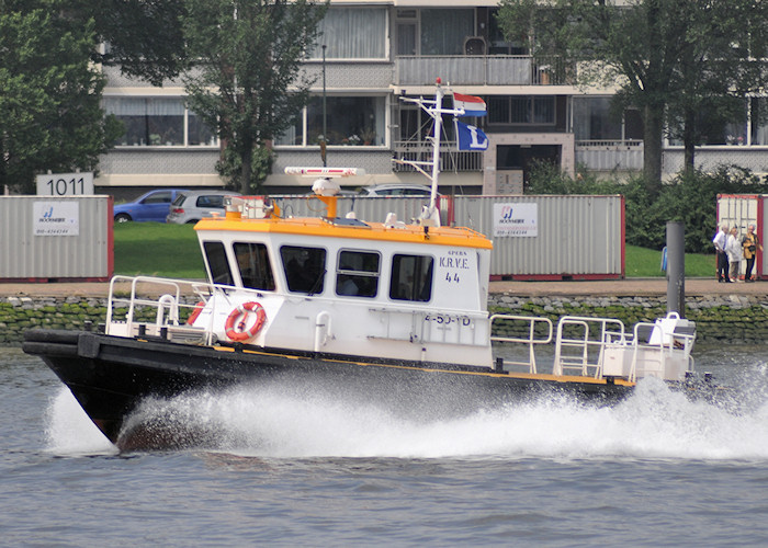 Photograph of the vessel  KRVE 44 pictured passing Vlaardingen on 26th June 2011