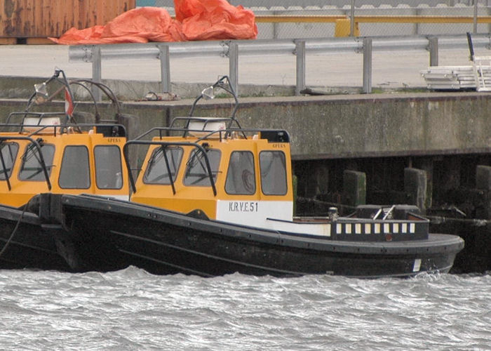 Photograph of the vessel  KRVE 51 pictured in Europahaven, Europoort on 20th June 2010