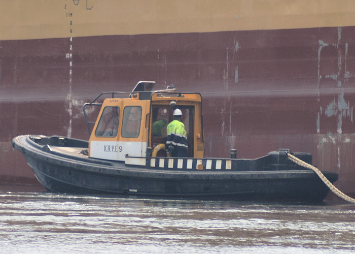 Photograph of the vessel  KRVE 9 pictured in Botlek, Rotterdam on 26th June 2011