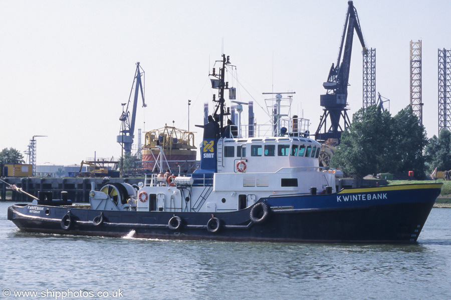 Photograph of the vessel  Kwintebank pictured in Botlek, Rotterdam on 17th June 2002