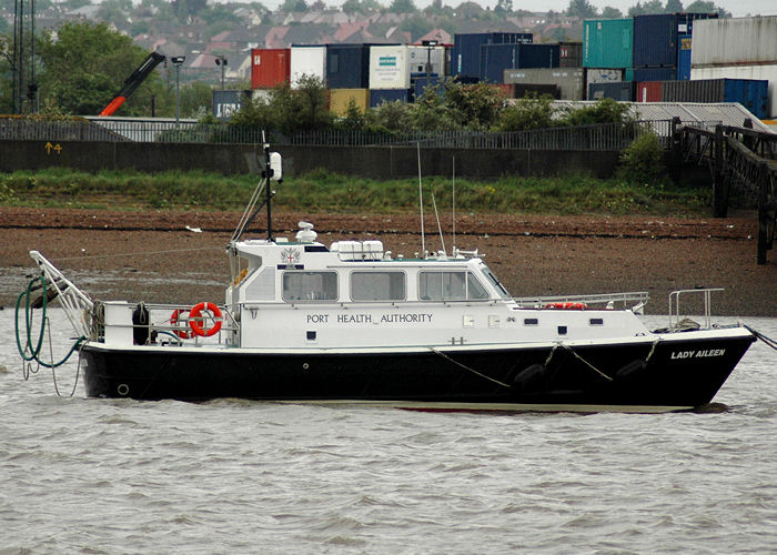 Photograph of the vessel rv Lady Aileen pictured at Gravesend on 17th May 2008