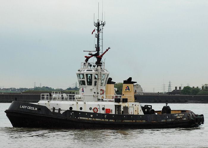  Lady Cecilia pictured at Gravesend on 6th May 2006