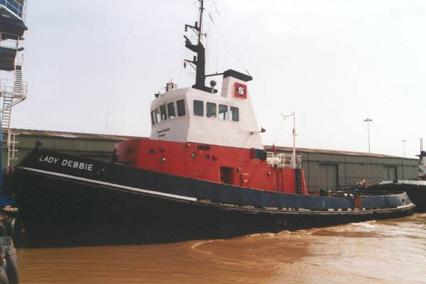 Photograph of the vessel  Lady Debbie pictured in Immingham on 18th June 2000