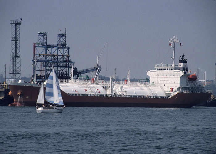 Photograph of the vessel  Lady Erika pictured at Fawley on 21st July 1996