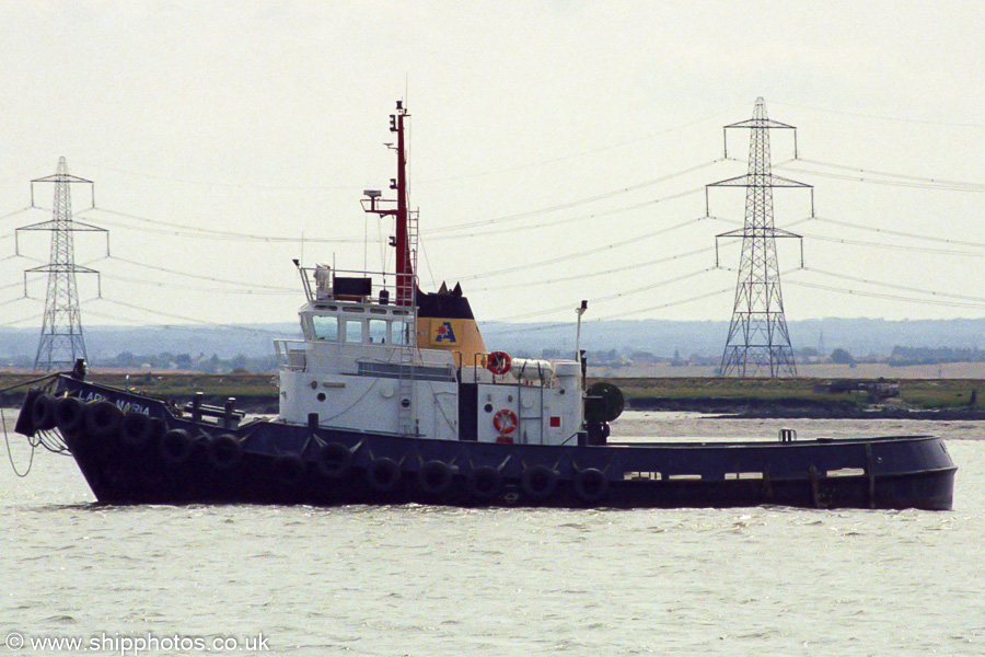  Lady Maria pictured on the River Medway on 16th August 2003