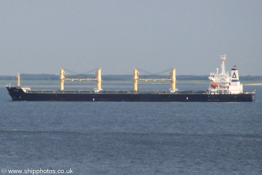 Photograph of the vessel  Lalis pictured on the Westerschelde passing Vlissingen on 19th June 2002