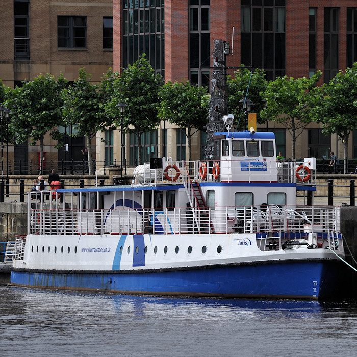 Photograph of the vessel  Latis pictured at Newcastle-upon-Tyne on 26th August 2012