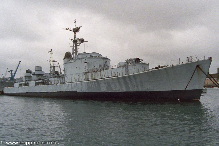 FS Le Breton pictured at Brest on 25th August 1989