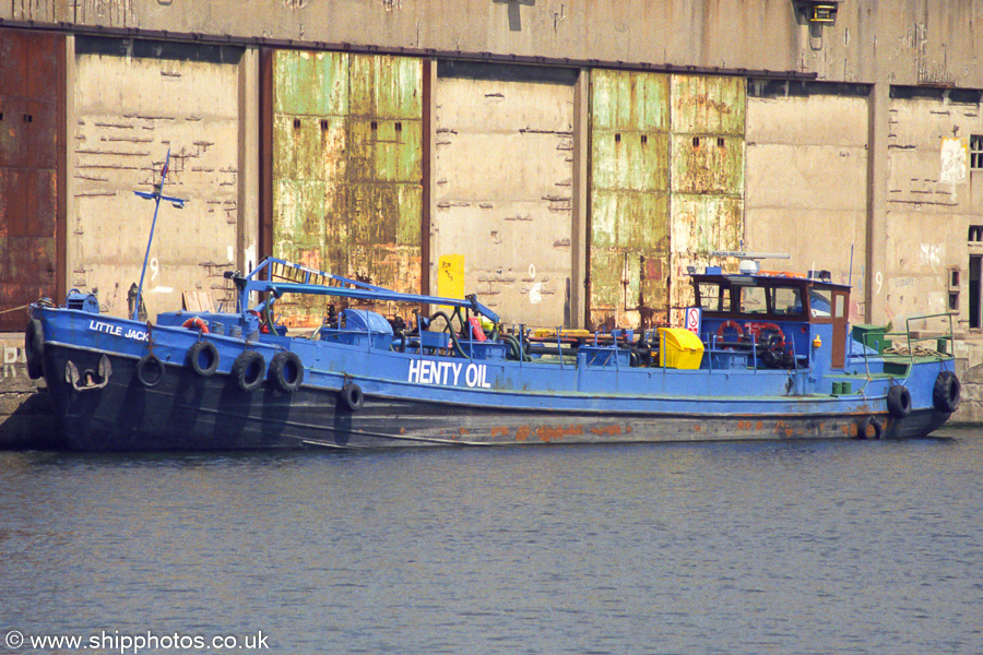 Photograph of the vessel  Little Jack pictured in Huskisson Dock, Liverpool on 14th June 2003