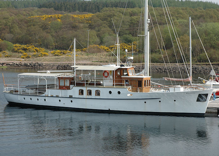 Photograph of the vessel  Llanthony pictured at Portavadie Marina on 22nd April 2011