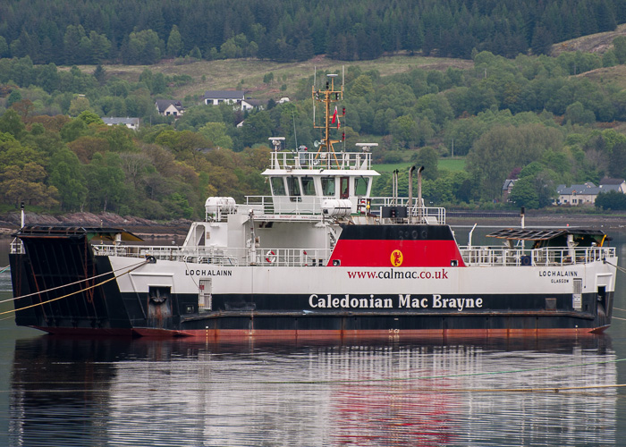 Photograph of the vessel  Loch Alainn pictured at Fort William on 11th May 2014