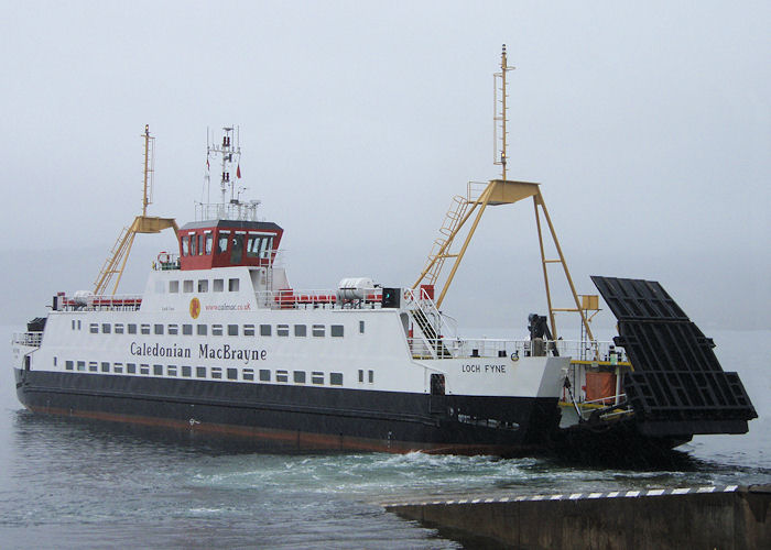 Photograph of the vessel  Loch Fyne pictured departing Fishnish on 24th April 2011