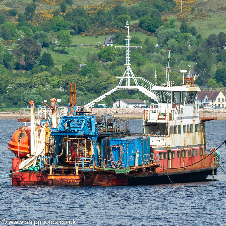 Photograph of the vessel  Loch Scavaig pictured at Fort William on 19th May 2024