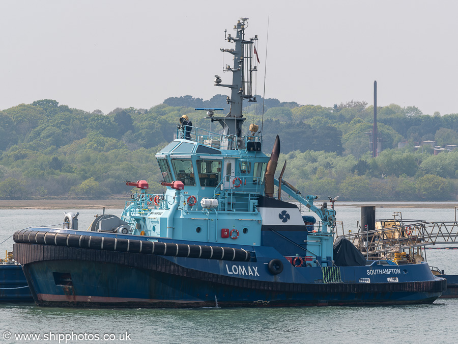 Photograph of the vessel  Lomax pictured at Fawley on 26th April 2025