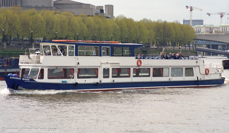 Photograph of the vessel  London Rose pictured in London on 22nd April 2002