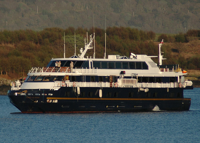 Photograph of the vessel  Lord of the Glens pictured at Tobermory on 23rd April 2011