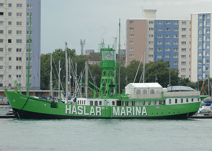Photograph of the vessel  Light Vessel No. 1 pictured at Gosport on 14th August 2010