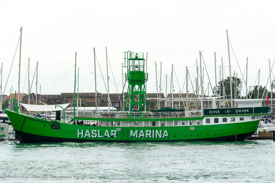 Photograph of the vessel  Light Vessel No. 1 pictured at Gosport on 8th July 2023